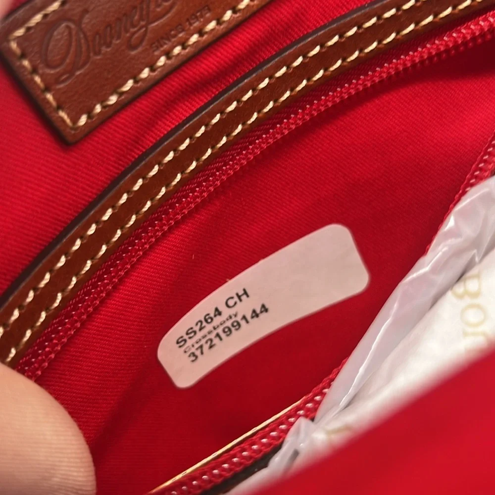 Dooney & Bourke Suede Crossbody Chamois